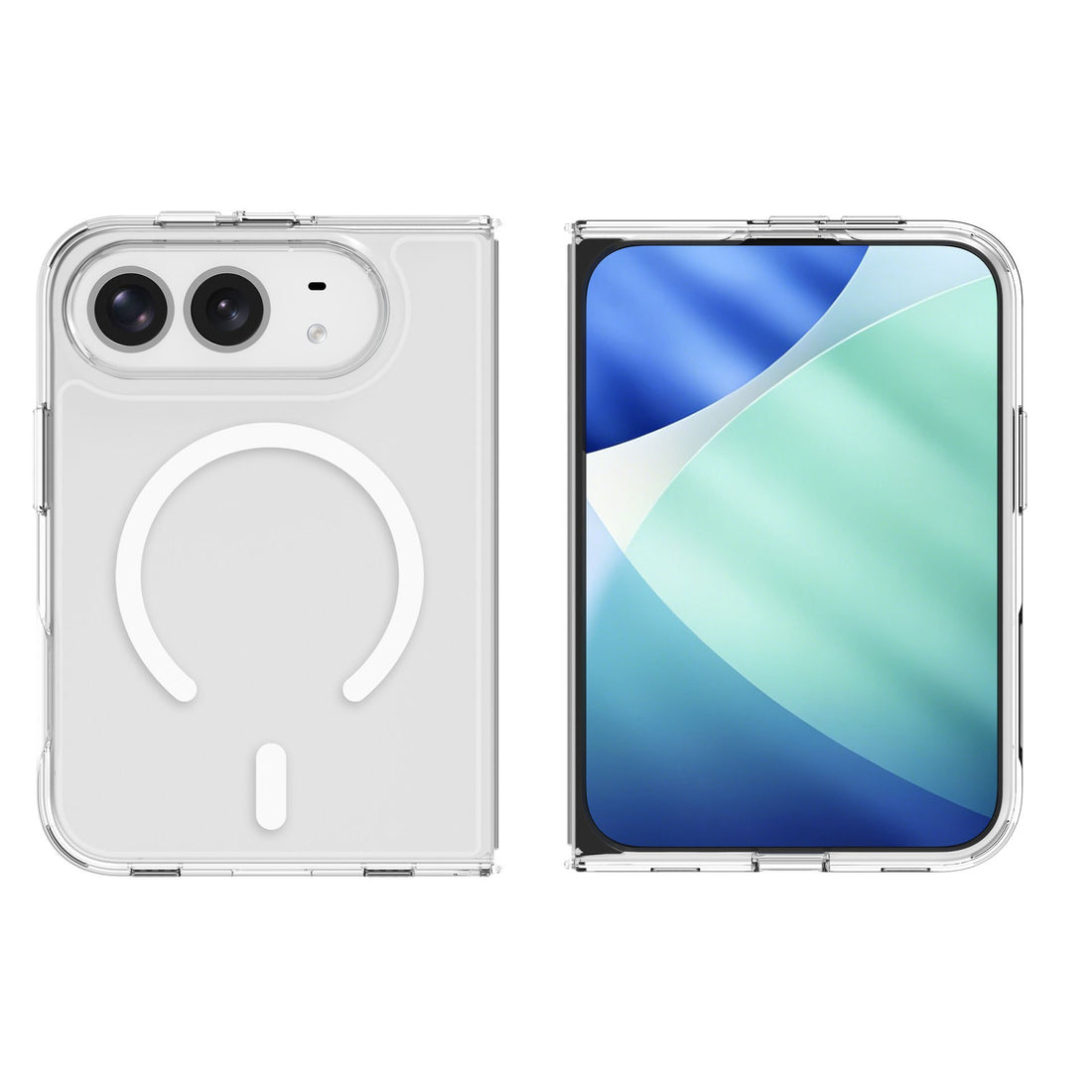 Clear magnetic case for iPhone Duo