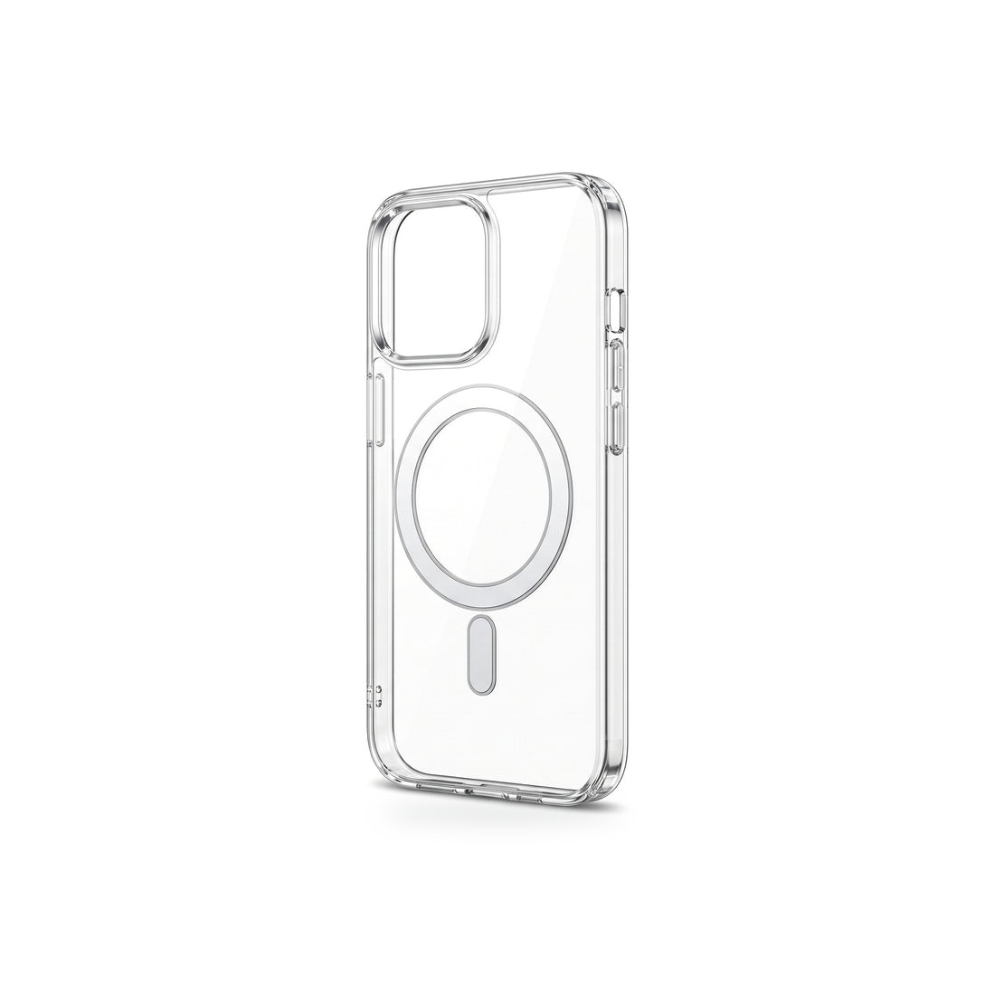 Clear magnetic iPhone case – back view