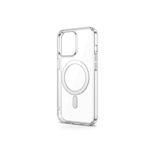 Clear magnetic iPhone case – back view